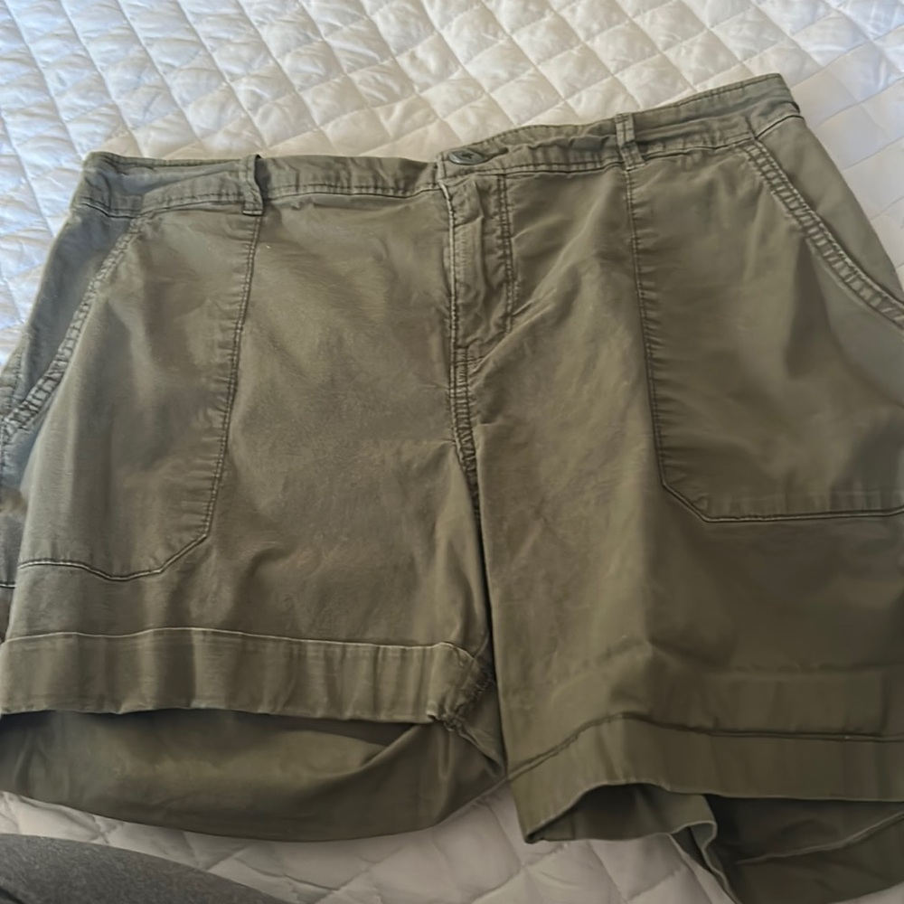 Stretch shorts green